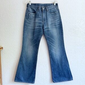 Diesel Vintage Blue Flare Jeans Size 29 Defect Y2K Cotton Italy
